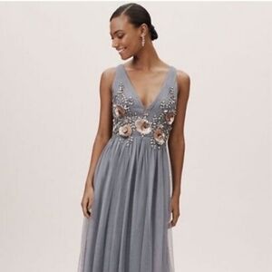 Embellished Floral Blooms Tulle Isabel Dress